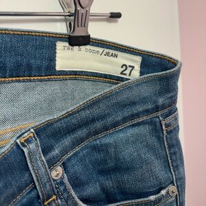 Rag & Bone Women's Ripped Blue Jeans